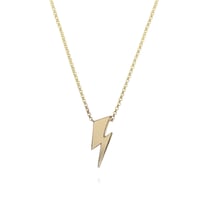 Image 1 of 9ct Gold Bowie 'Flash' Necklace