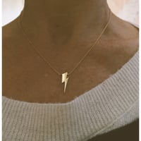 Image 3 of 9ct Gold Bowie 'Flash' Necklace