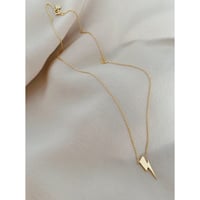 Image 2 of 9ct Gold Bowie 'Flash' Necklace