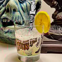 Image 1 of SPOOKY-LAU 15 oz Mai Tai Cocktail Glass in Orange