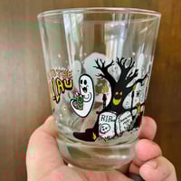 Image 3 of SPOOKY-LAU 15 oz Mai Tai Cocktail Glass in Orange
