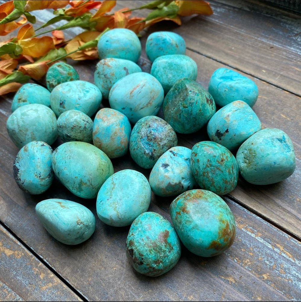 Image of Turquoise Tumbled Stone