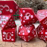 Image 5 of Handmade Mushroom Dice Set | Set 1 White Ink