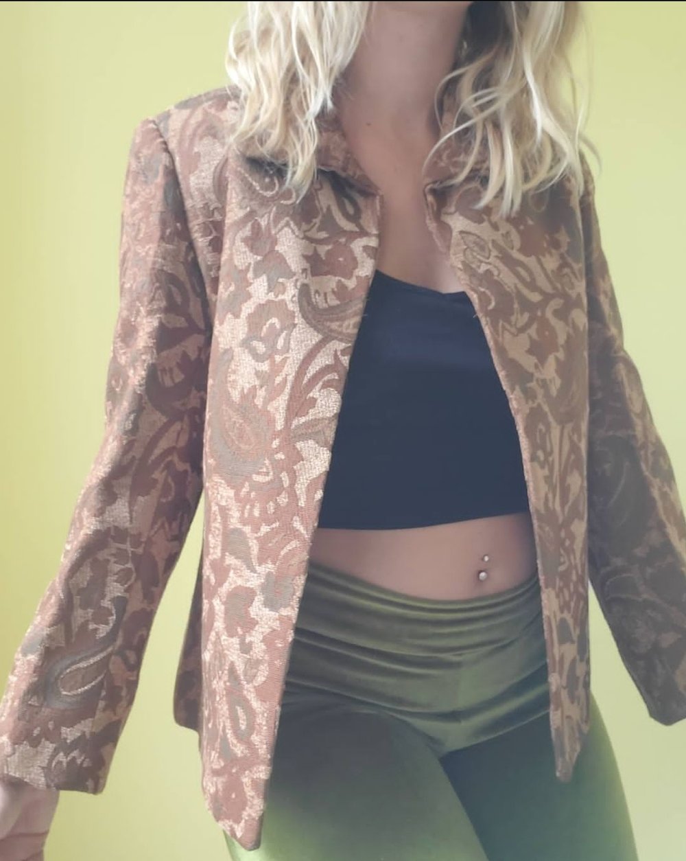 Image of Earth paisley blazer