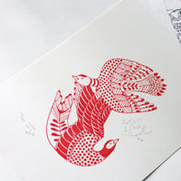 Image 4 of Cala Birds - Original Gocco Print