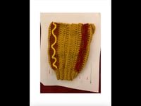 Image 1 of Crochet hotdog dog/cat sweater