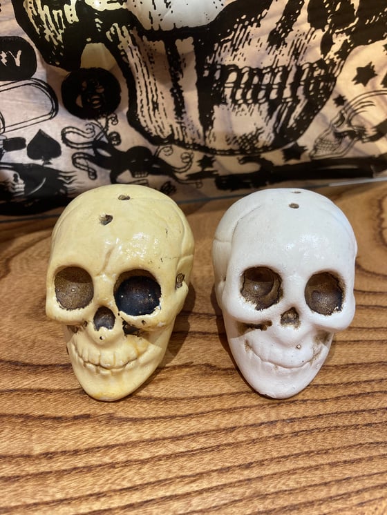 Image of Skull salt and pepper shakers 