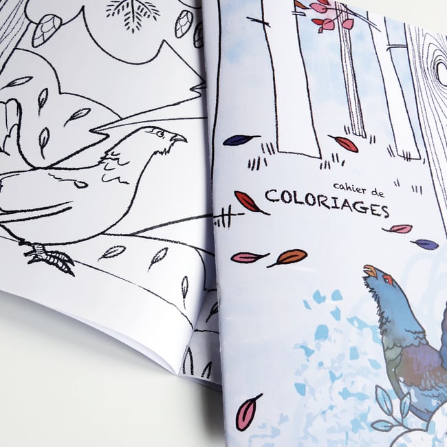 Cahier de coloriage Hiver