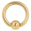 Bardot - Ball Closure Ring 24K Gold PVD (Surgical Steel, 1.2 mm)