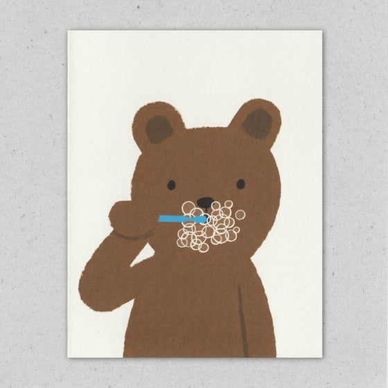 Image of Brushing Bear