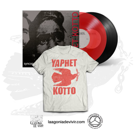 Image of PRE-ORDER NOW! YAPHET KOTTO "syncopated synthetic laments for love" BUNDLE ( LP + Tshirt)