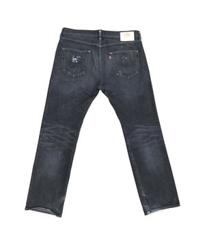 PROD. 0001 CHUNKY THREAD REPAIRED DENIM 01 "BRUCE"