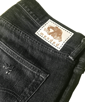 PROD. 0001 CHUNKY THREAD REPAIRED DENIM 01 "BRUCE"