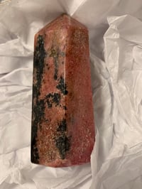 Image 2 of Large Chunky Rhodonite Tower