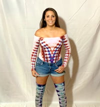 Image 2 of Off-Shoulder Long Sleeve Bodysuit