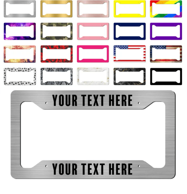 Custom License Frame CleanGearAuto