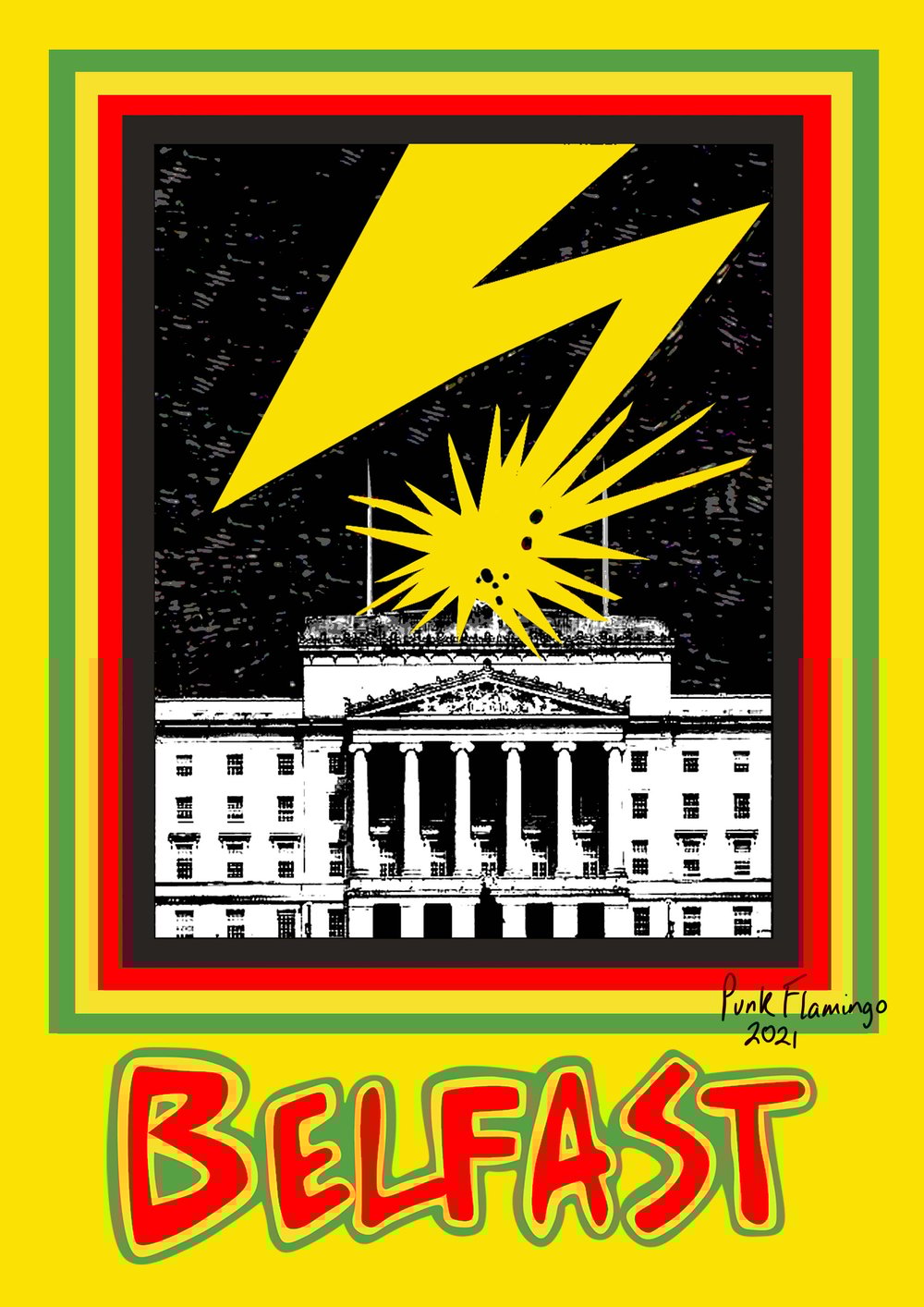 Image of Belfast Brains Art Print
