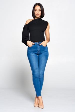 Image of Hot Tamale Top-Black