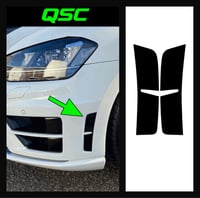 Image 1 of MK7 Vw Golf R Bumper Vent Sticker Decal X2 Gloss Black