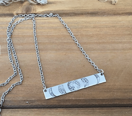 Image of Moon Phases Necklace