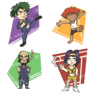 Image 1 of (Online Only) Stickers- Chibi Cowboy Bebop Crew 