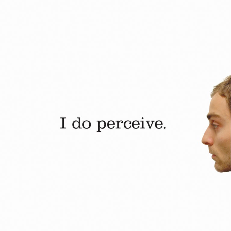 I do perceive. (Vinyl/CD/Tape)