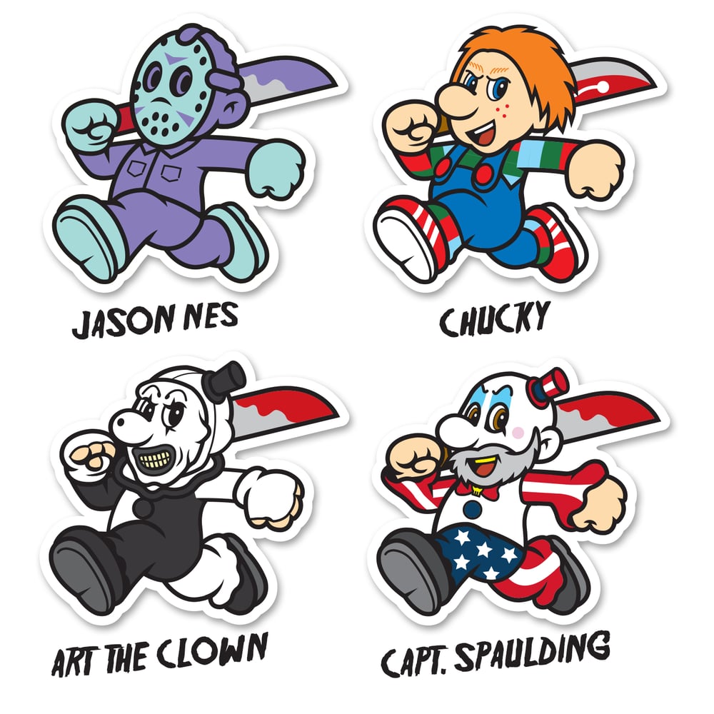 Mario x Horror Stickers