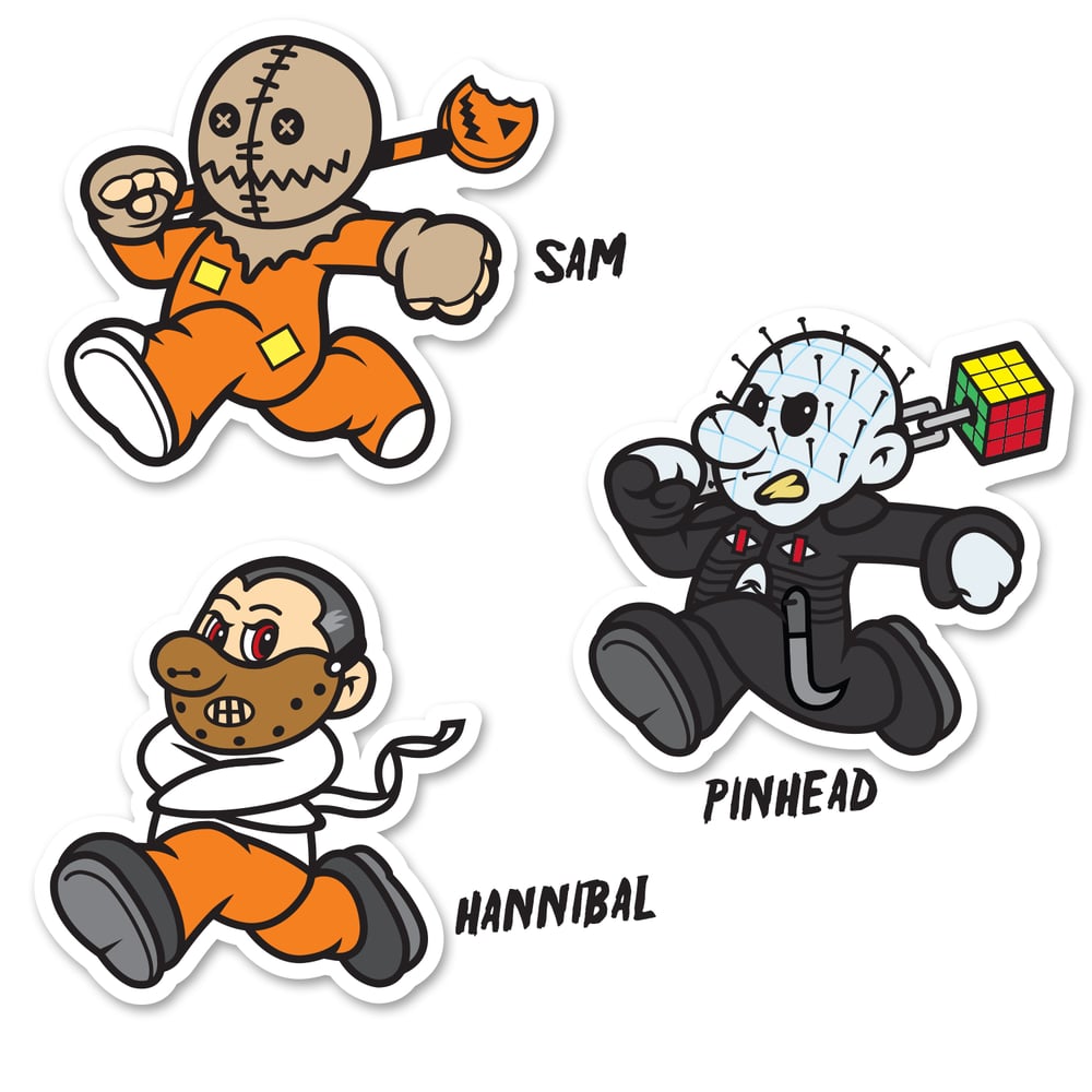Mario x Horror Stickers