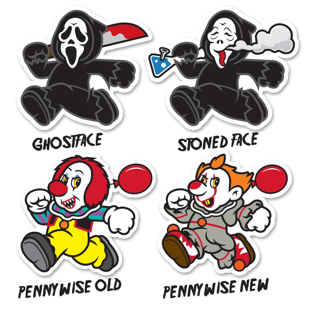 Mario x Horror Stickers