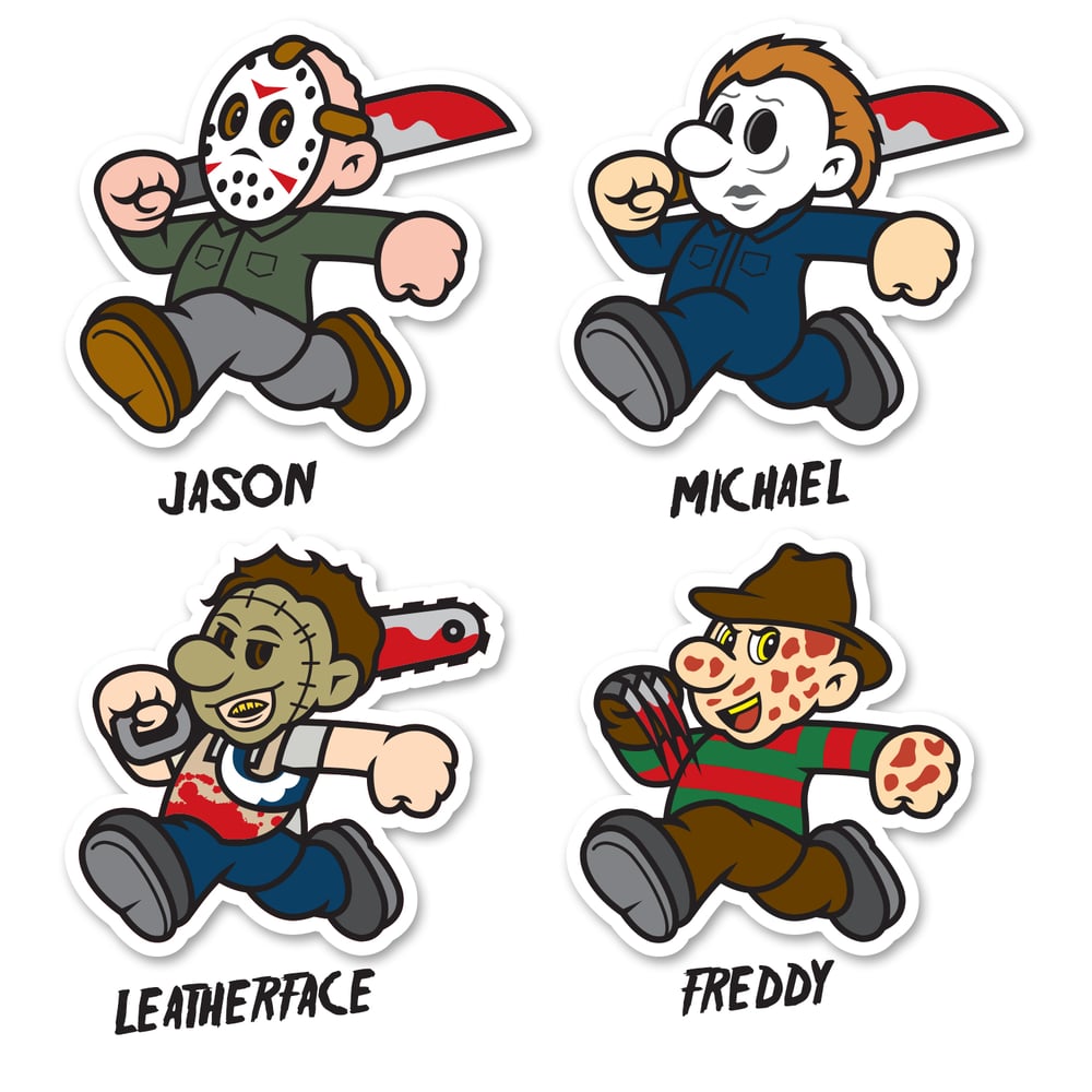 Mario x Horror Stickers