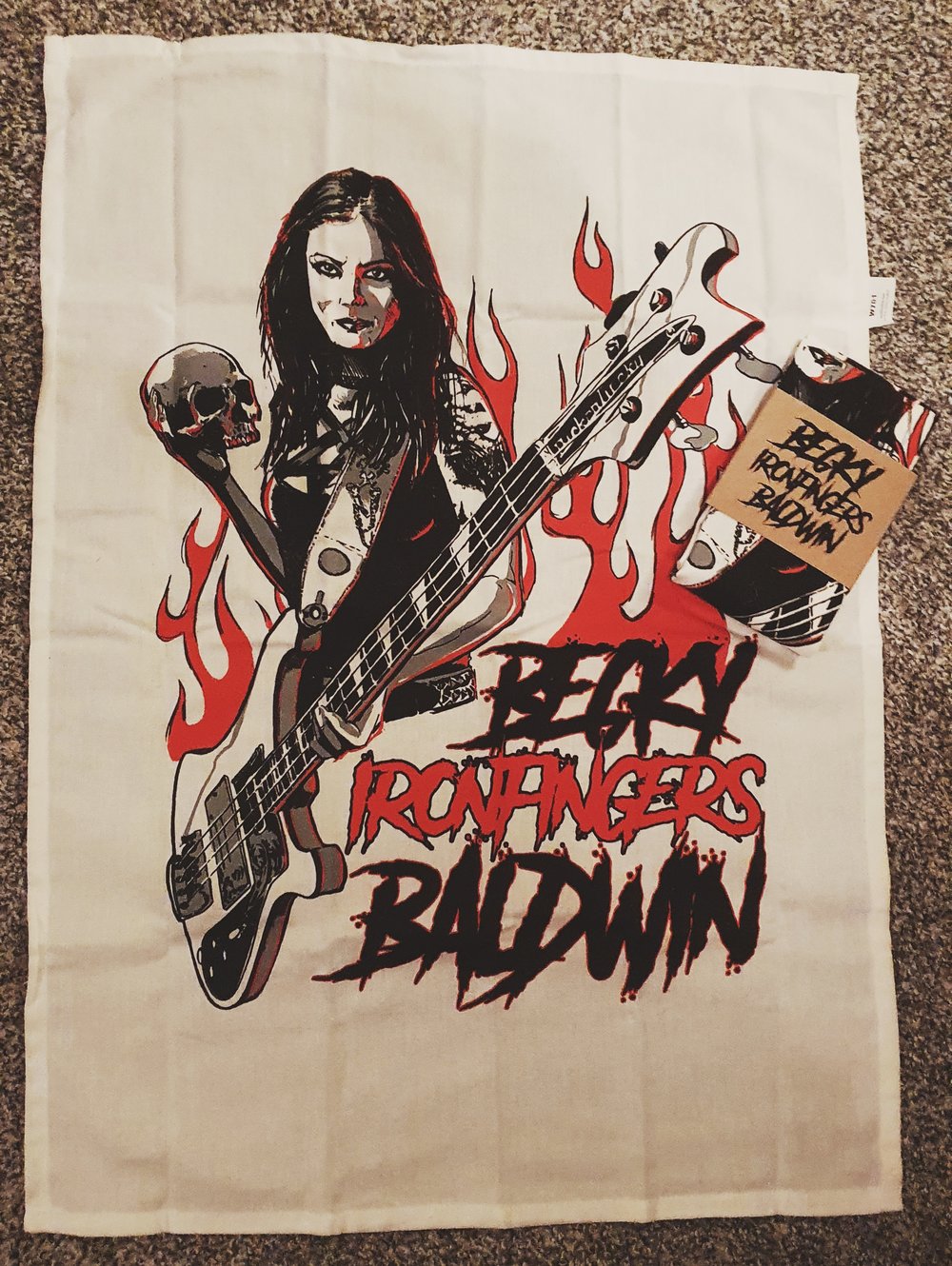 Becky Baldwin 'Ironfingers' Bar Towel