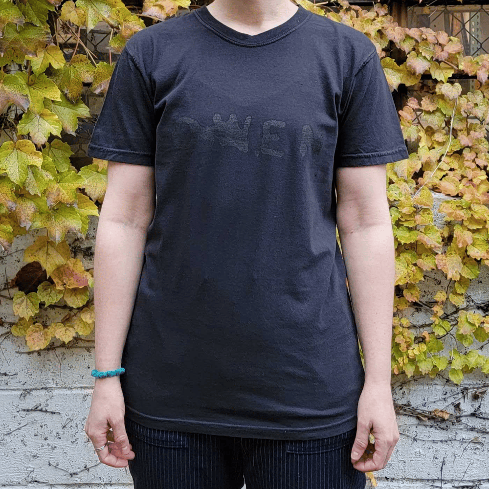 Owen Logo T-Shirt (Black on Black)