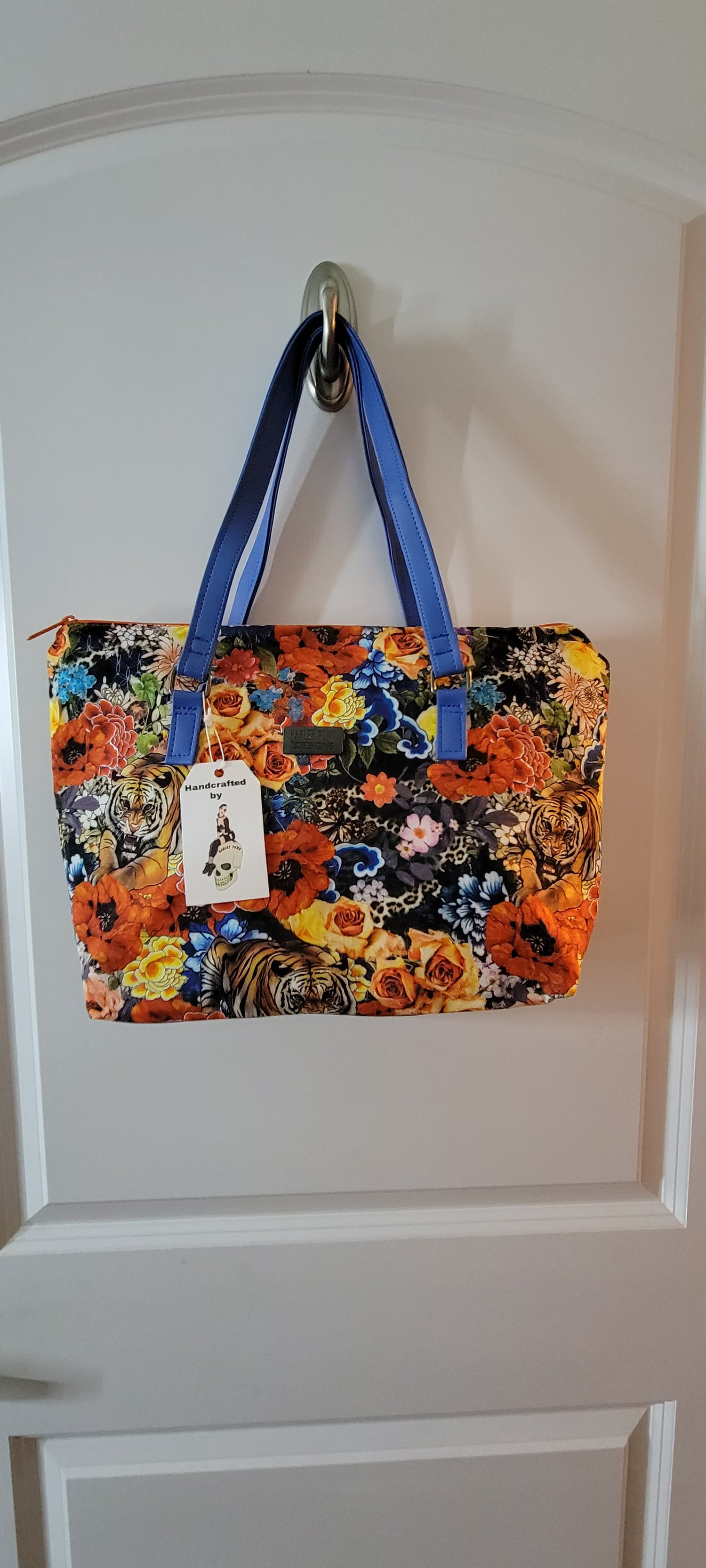 Tiger Floral "Lauren" Handbag