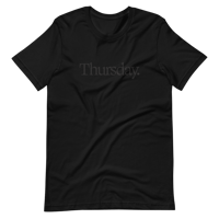Image 1 of Hershel Essential BLACK ON BLACK TEE / THURSDAY