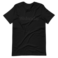 Image 1 of Hershel Essential BLACK ON BLACK TEE / WEDNESDAY