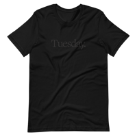 Image 1 of Hershel Essential BLACK ON BLACK TEE / TUESDAY