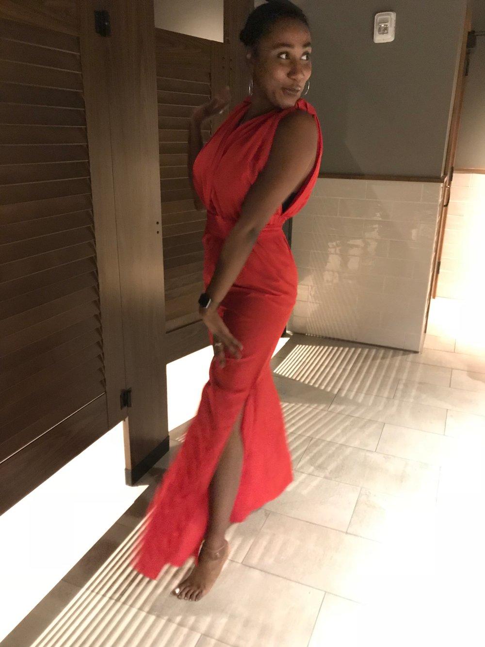 Image of Red Jumpsuit Mia - Custom Made