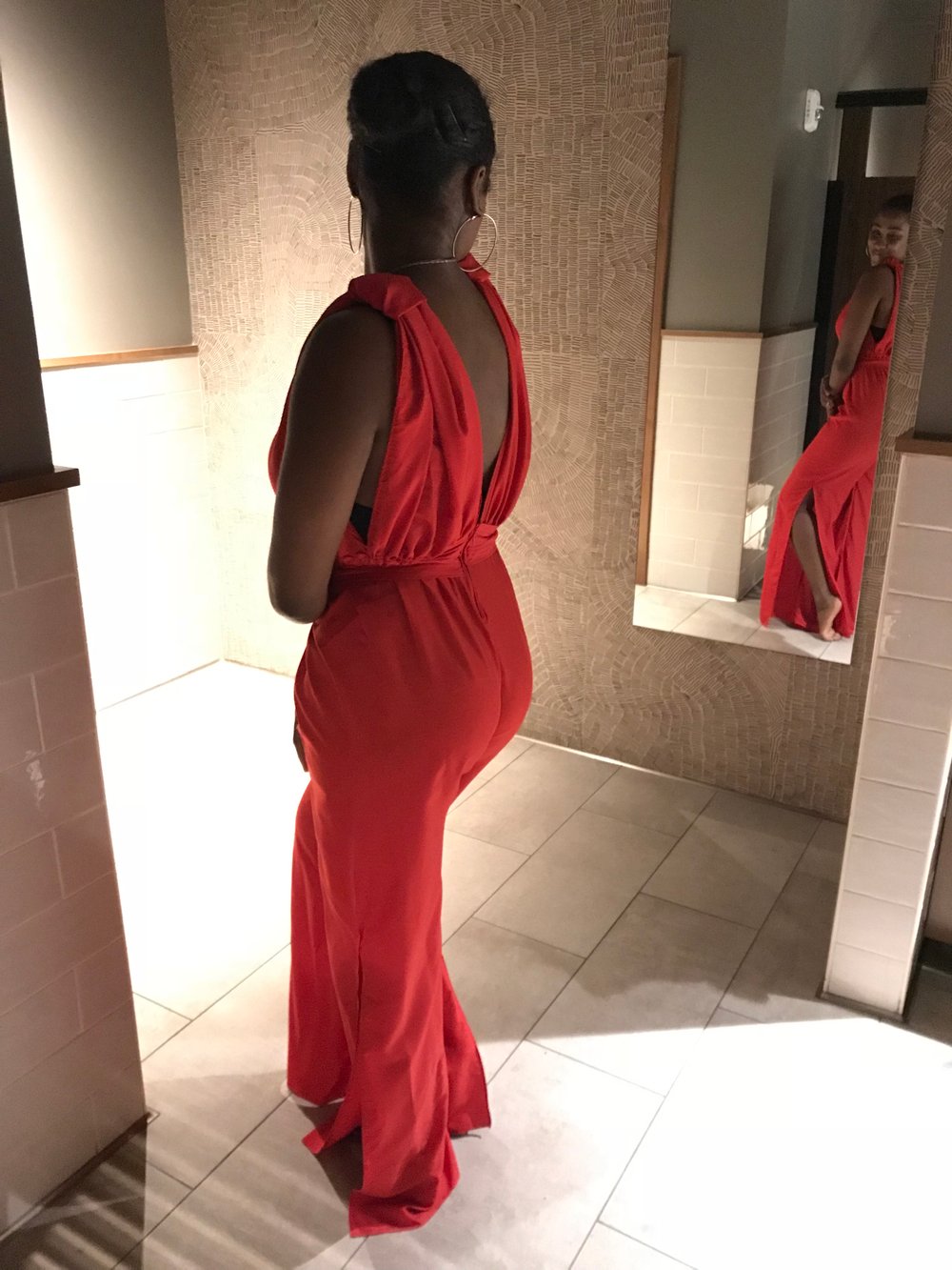 Image of Red Jumpsuit Mia - Custom Made