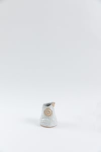 Image 1 of Milky Satin White Baby Owl Creamer