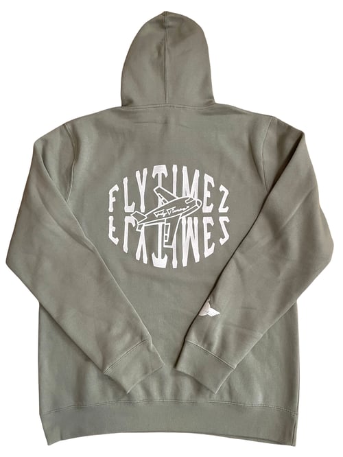 Image of FlyTimez “Departure” Hoodie (Seaweed)