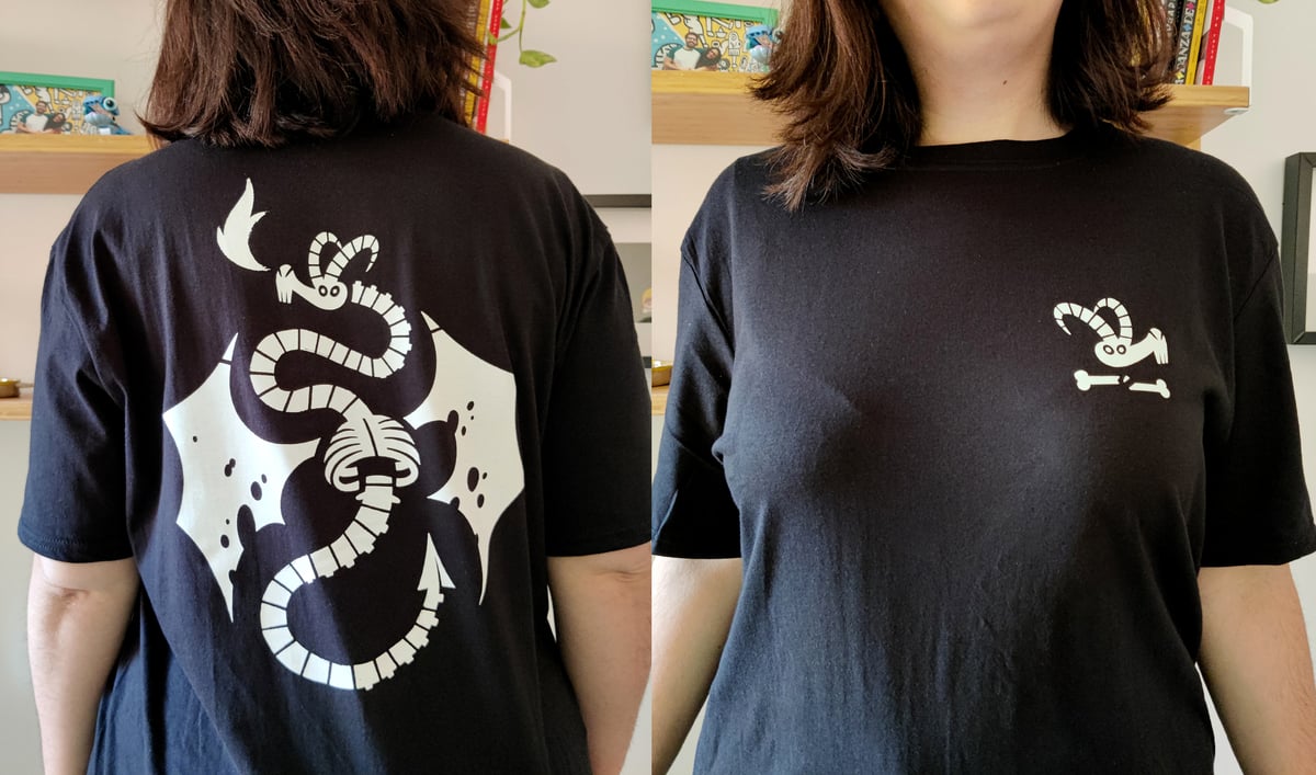 Image of Skelly Dragon (Front and Back)