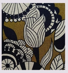 Image of Tissu floral art nouveau 
