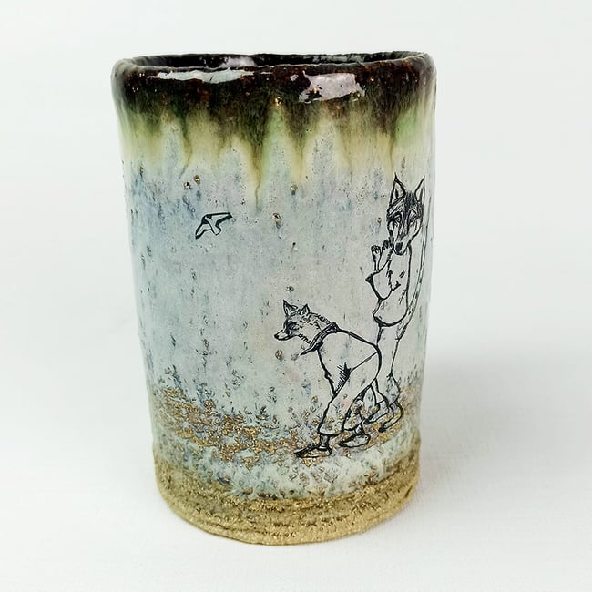 The Wolf and The Fox Tankard