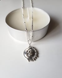 Image 1 of Silver Celestial Satellite Necklace 