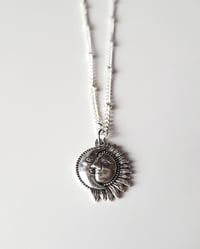 Image 2 of Silver Celestial Satellite Necklace 
