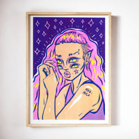 A3 RISOGRAPH | "DON'T DULL YOUR SHINE" | LTD EDITION | 3 COLOUR PRINT