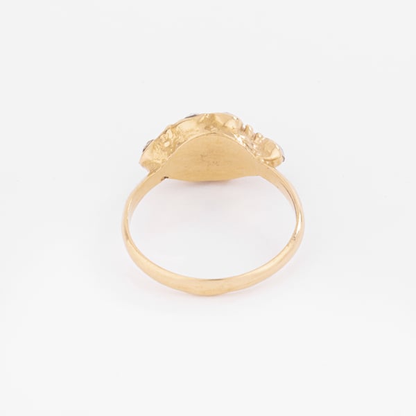 Image of BAGUE IZIA PLAQUÉE OR