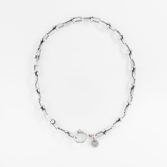 Image of COLLIER GEORGES PLAQUÉ ARGENT