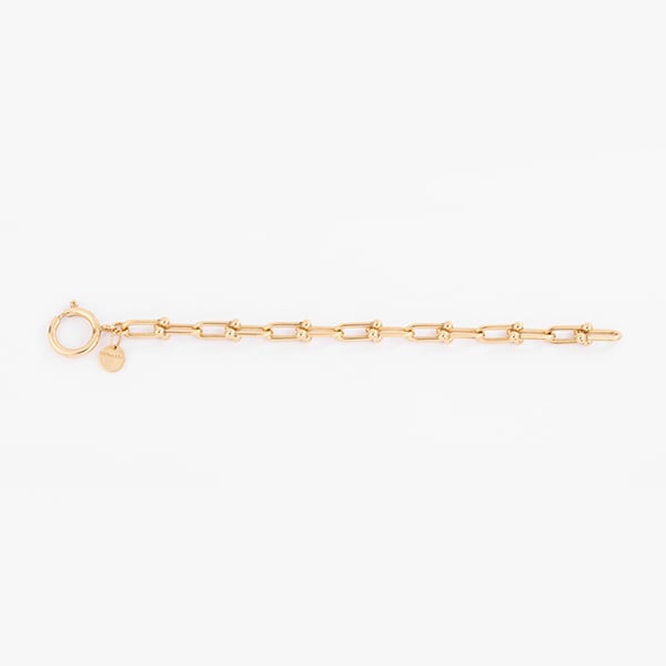 Image of BRACELET GEORGES PLAQUÉ OR