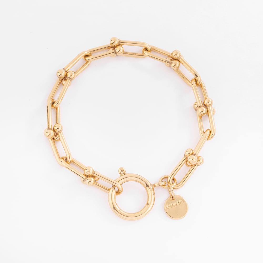 Image of BRACELET GEORGES PLAQUÉ OR